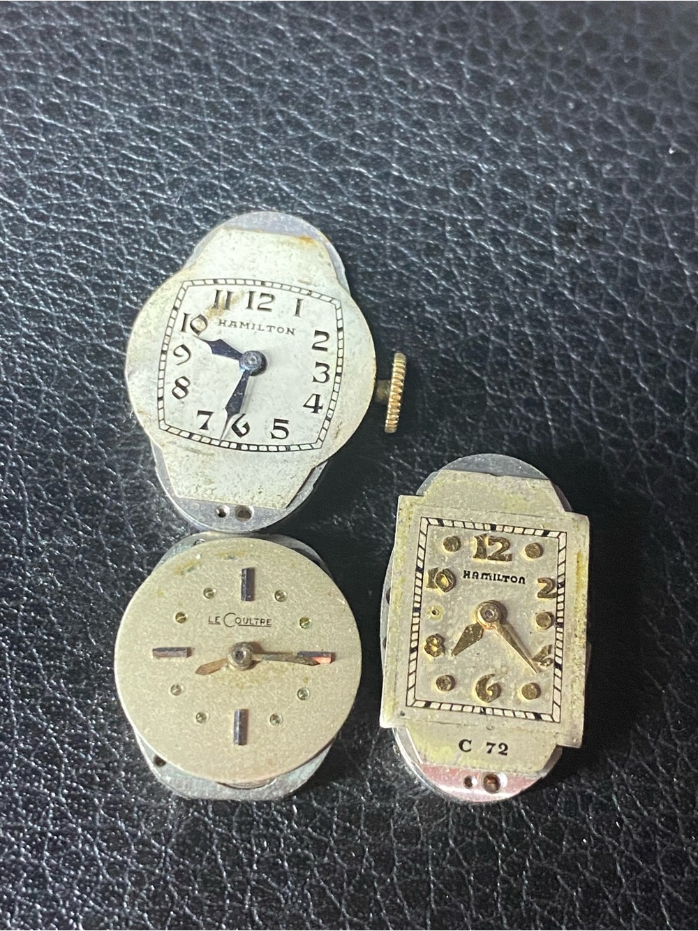 Hamilton and Le Coltre watch movements